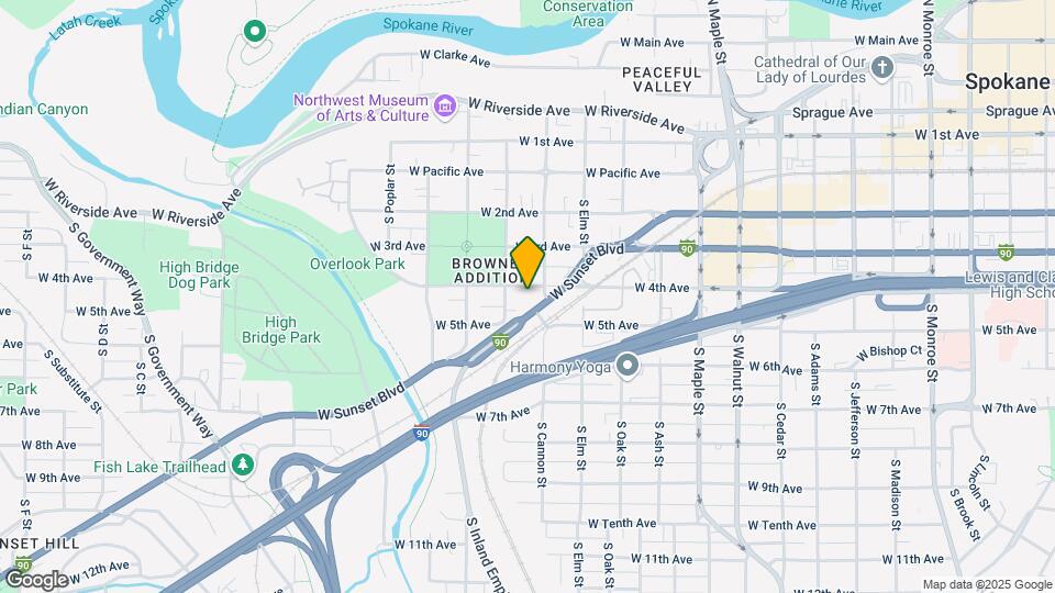 2013 W 4th Ave Map and Location Details