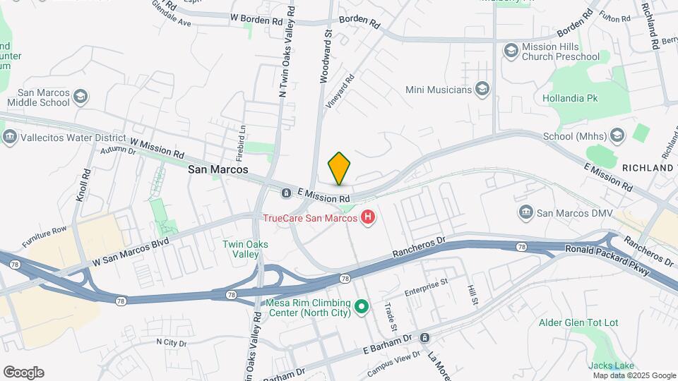 251 Mission Villas Rd Map and Location Details