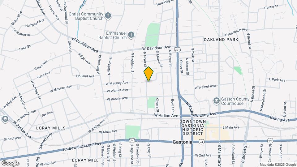 324 N Pryor St Map and Location Details