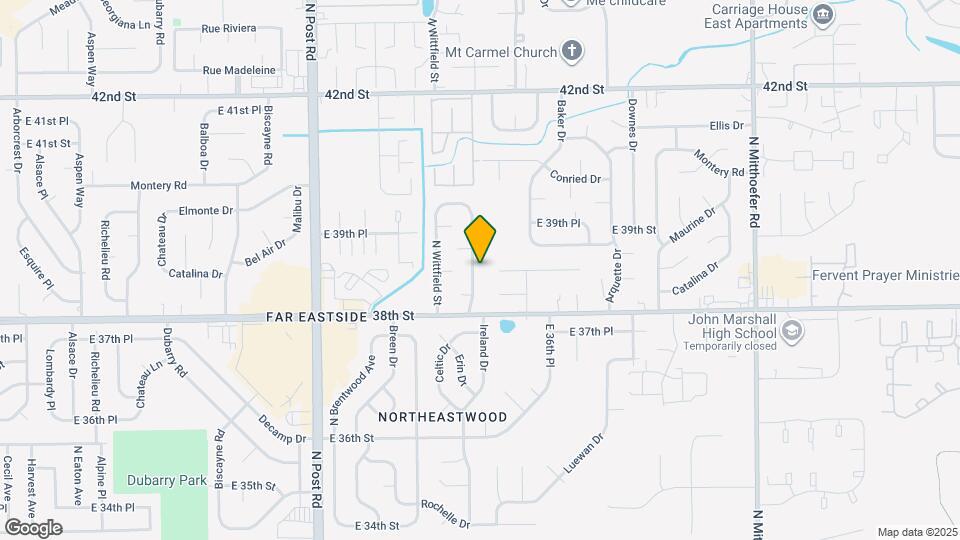 3831 Ireland Dr Map and Location Details