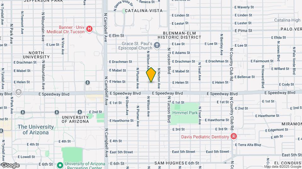 2310 E Helen St Map and Location Details