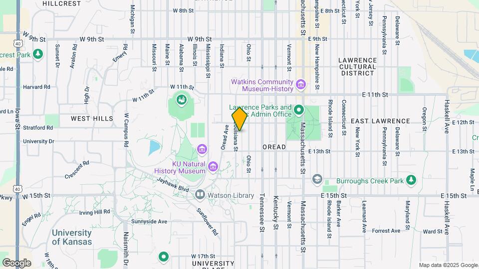 1216 Louisiana St-Unit -1 Map and Location Details