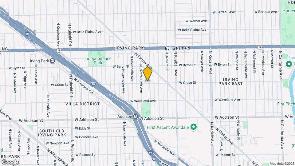 3538 W Grace St Map and Location Details