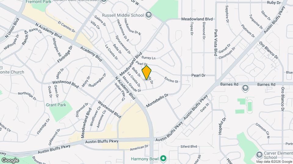 4519 Bella Dr Map and Location Details