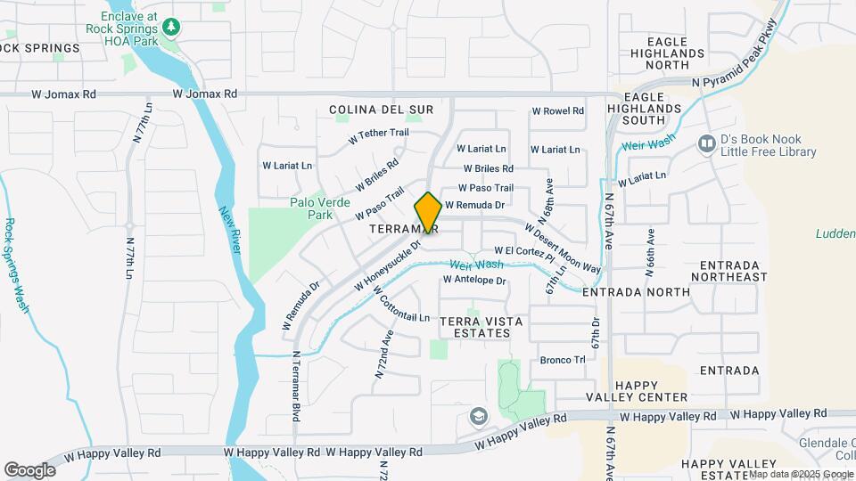 7033 W Honeysuckle Dr Map and Location Details