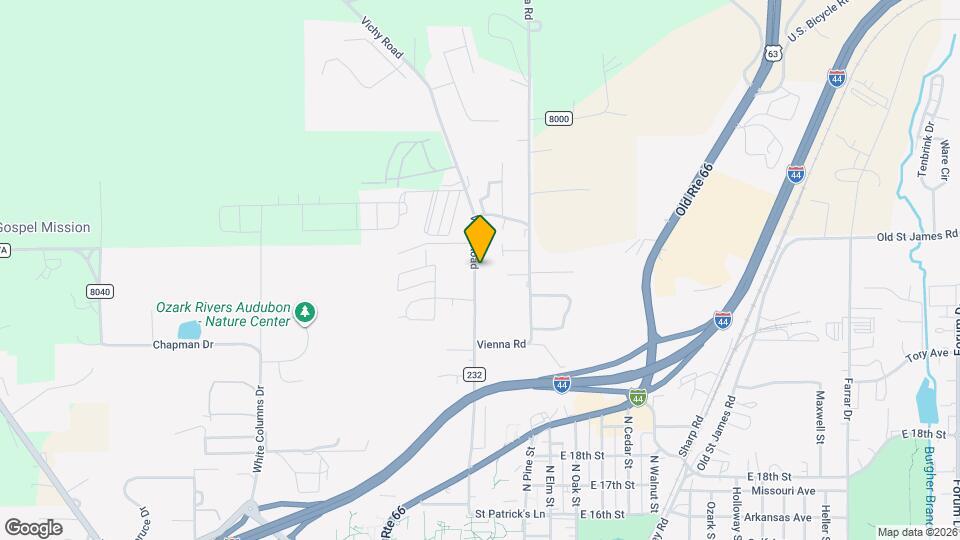 2222 Vichy Road Map and Location Details