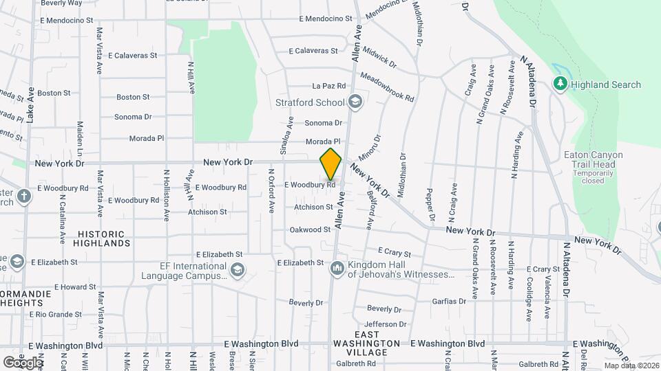 1820 E Woodbury Rd. Mapa y Detalles de la Ubicación