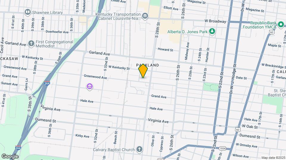 2821 Greenwood Ave Map and Location Details