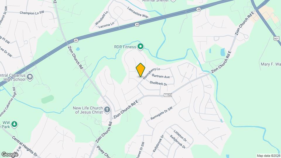 693 Nannyberry Ln Map and Location Details