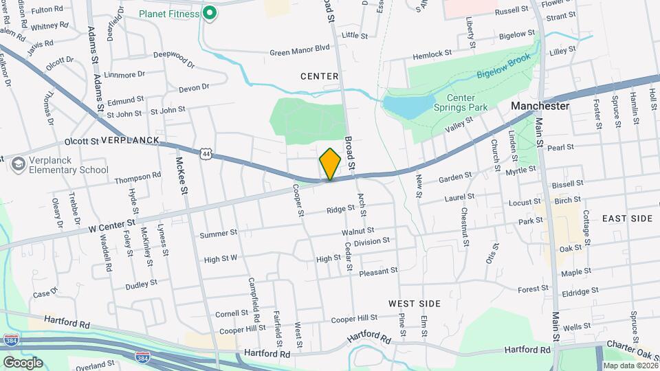 350 Center St Map and Location Details