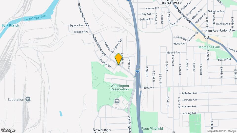 3616 Independence Rd Map and Location Details