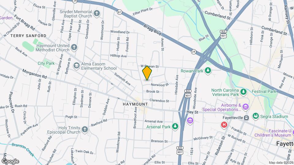 1108 Norwood St Map and Location Details