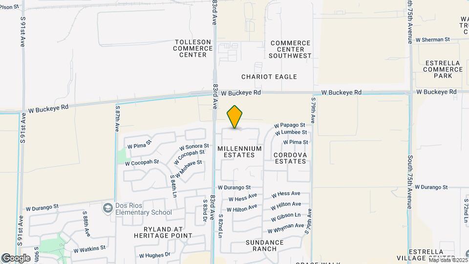 8213 W Papago St Map and Location Details