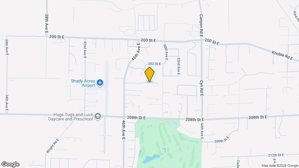 4826 204th St Ct E Map and Location Details