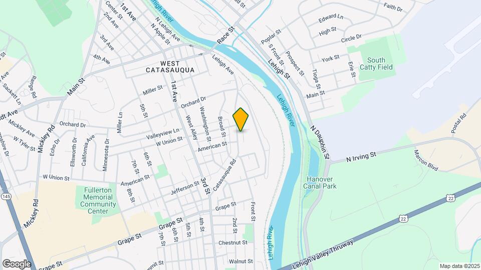 1151 Catasauqua Rd Map and Location Details