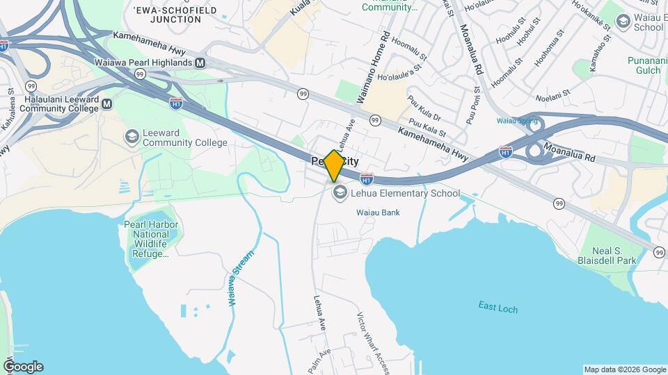 805 Lehua Ave Map and Location Details