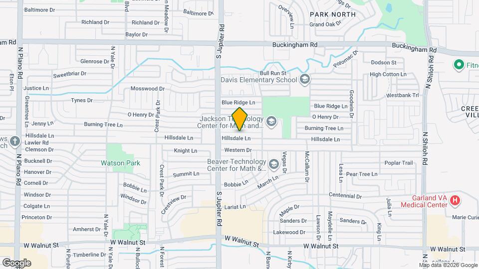 3401 Hillsdale Ln Map and Location Details