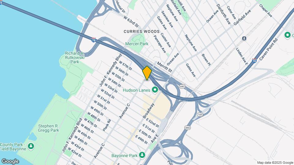 1154 Avenue C Map and Location Details