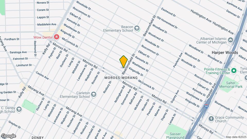 19163 Beaconsfield St Map and Location Details
