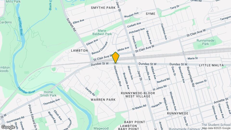 279 Humbercrest Blvd Map and Location Details