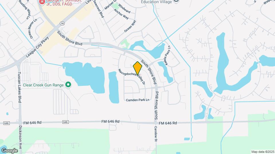 1520 Nacogdoches Valley Dr Map and Location Details