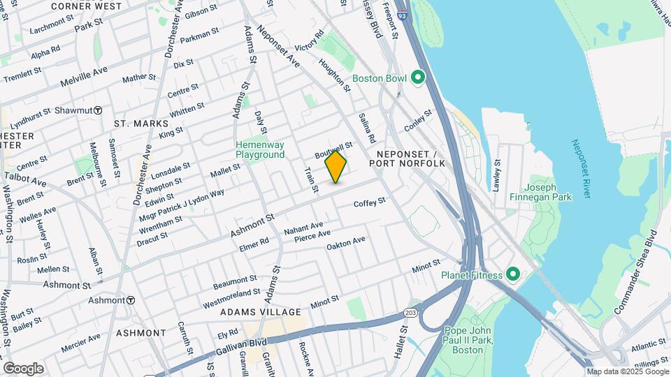 554 Ashmont St Map and Location Details