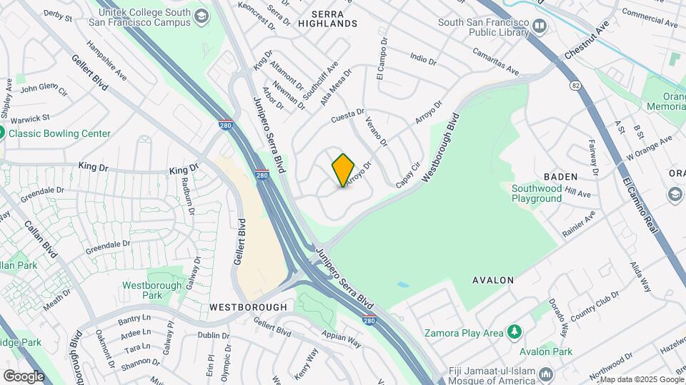 349 Arroyo Dr Map and Location Details