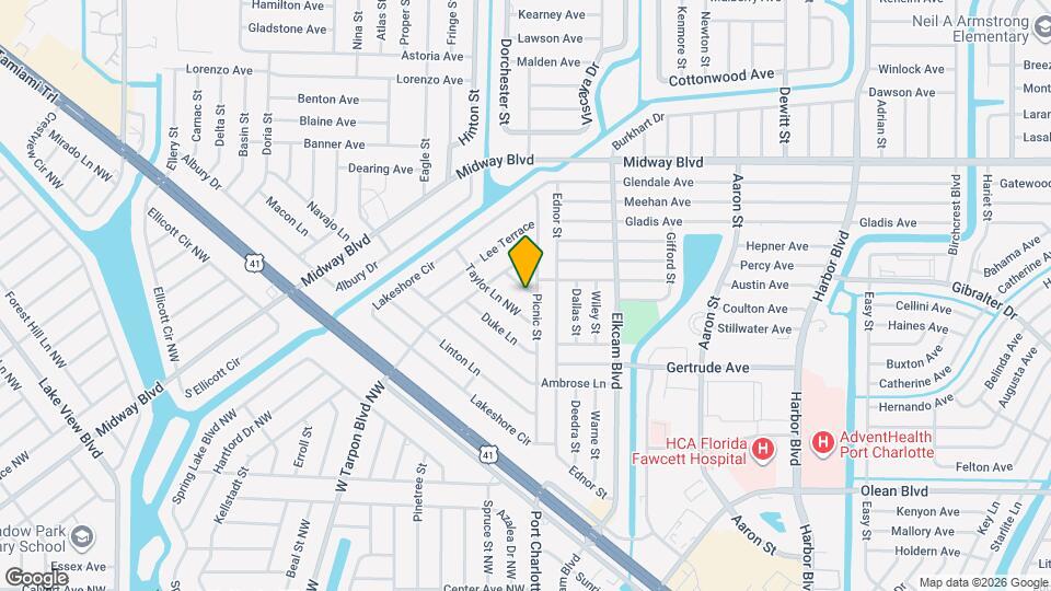 2395 Alda Ln Map and Location Details