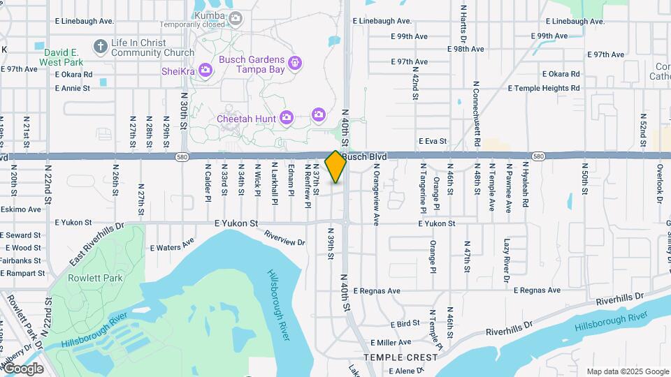 8901 N 39th St Mapa y Detalles de la Ubicación