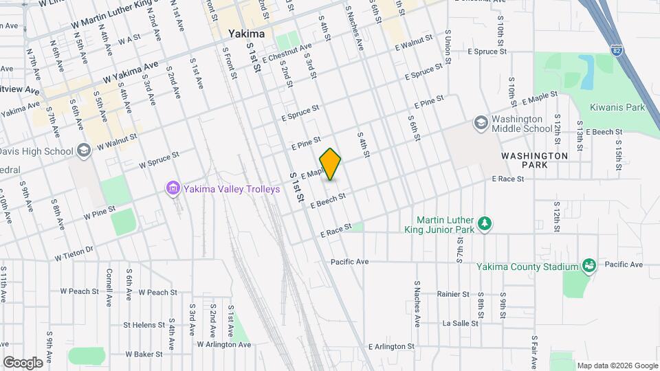 509 S 2nd St Map and Location Details