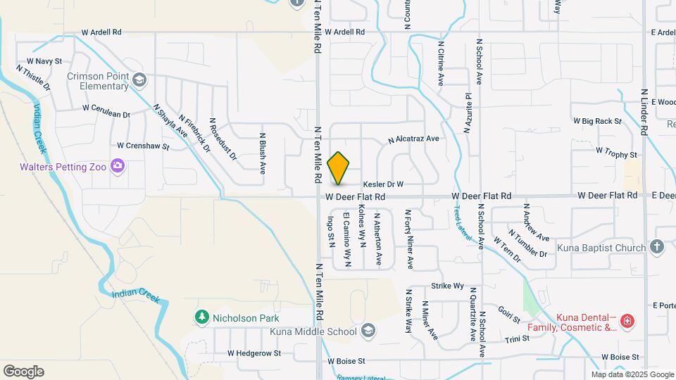 1521 W Kesler Dr Map and Location Details