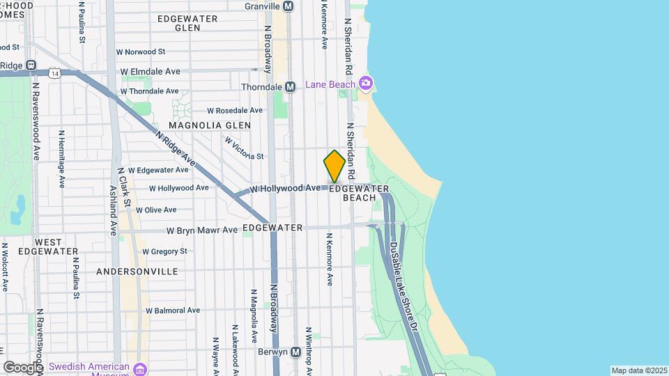 1025 W Hollywood Ave Mapa y Detalles de la Ubicación