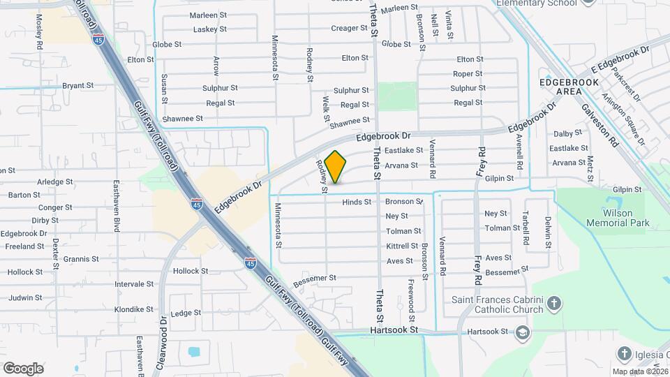 922 Gilpin St Map and Location Details