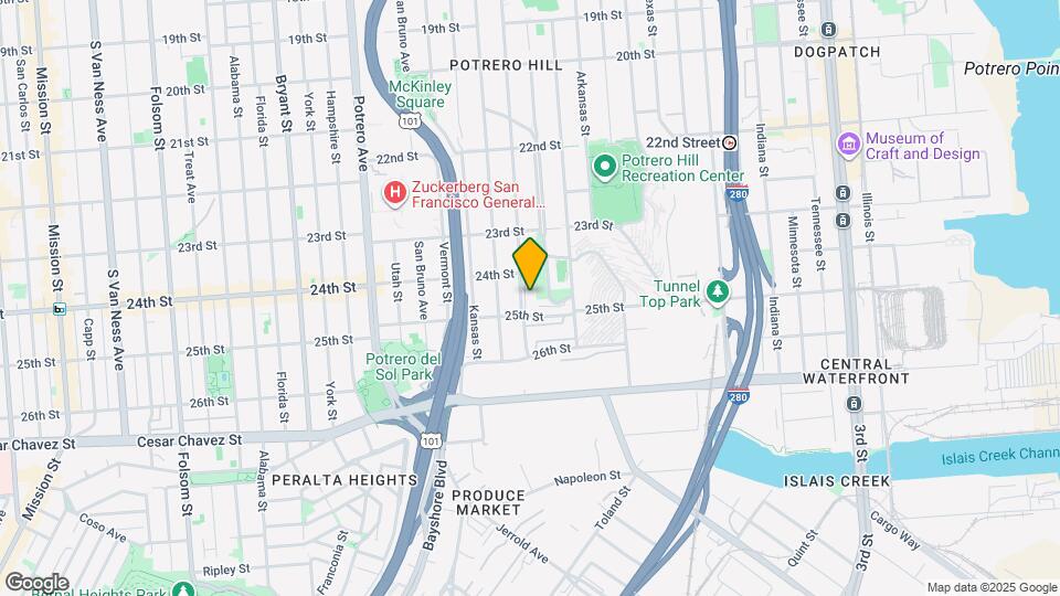 1367 De Haro St Map and Location Details