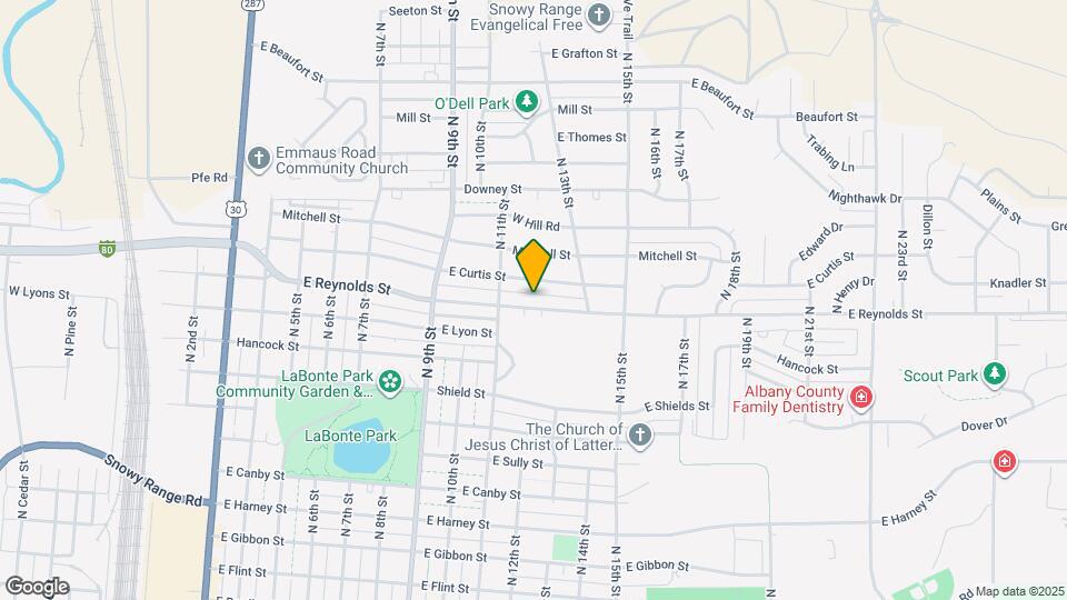 1127 E Reynolds St Map and Location Details