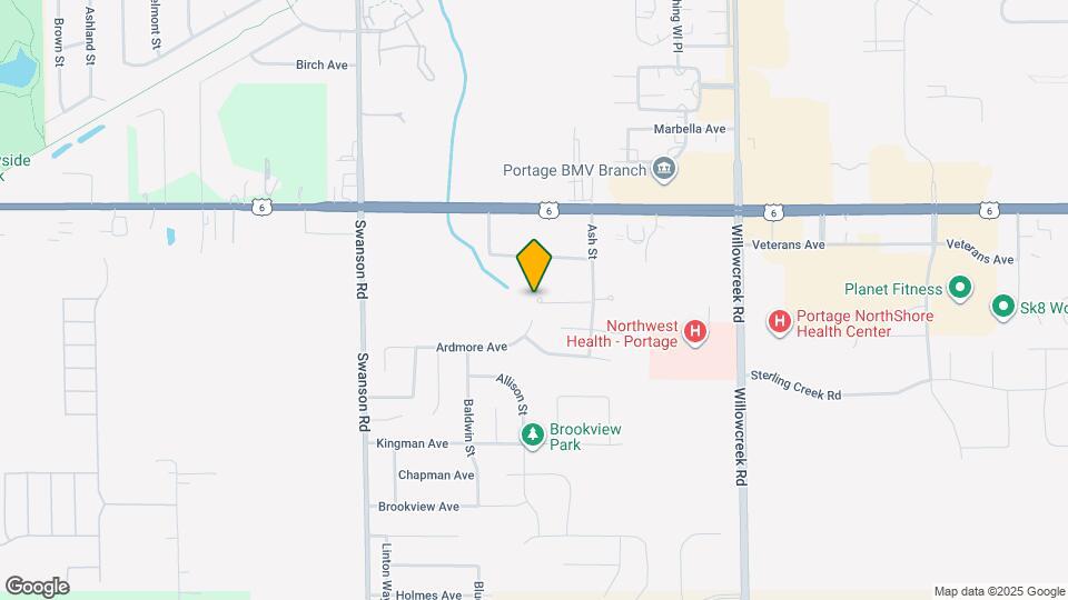 5796 Creekview Ct W Map and Location Details