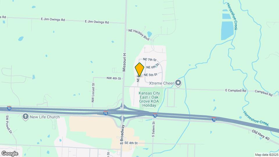 401 NE Austin St Map and Location Details