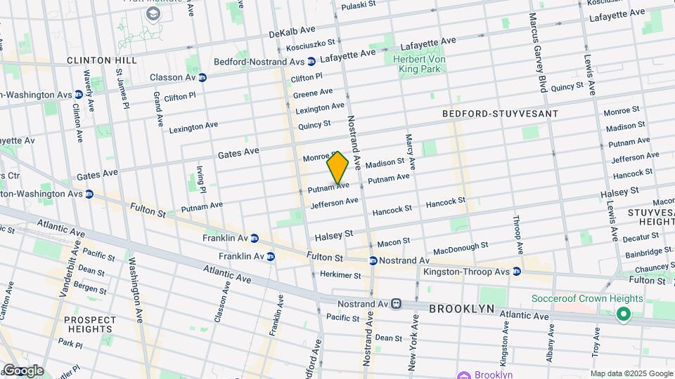 236A Putnam Ave Mapa y Detalles de la Ubicación