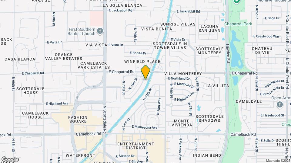 4909 N Woodmere Fairway Map and Location Details