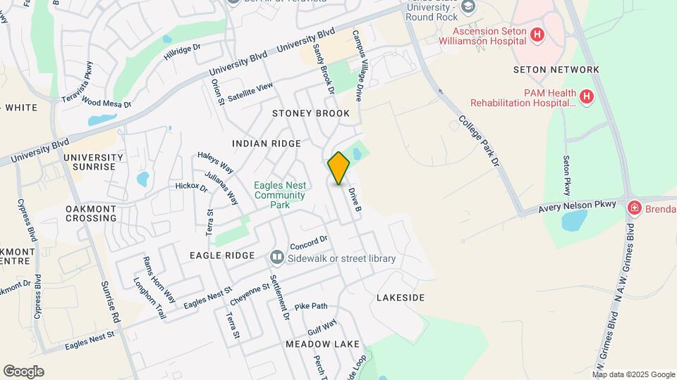 3644 Sandy Brook Dr Map and Location Details
