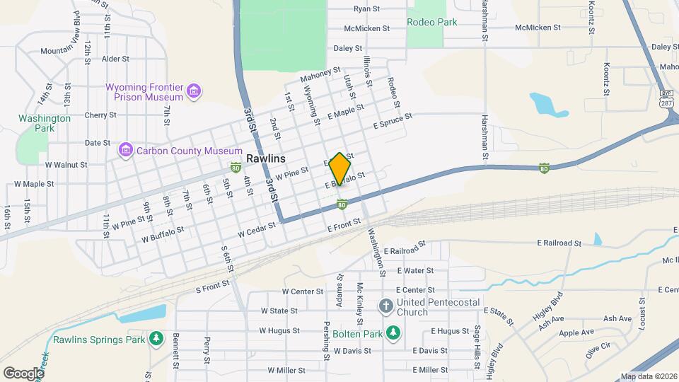 215 Wyoming St Mapa y Detalles de la Ubicación