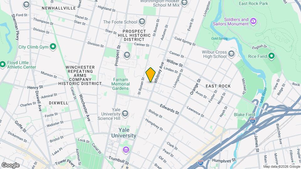 382 Whitney Ave Map and Location Details