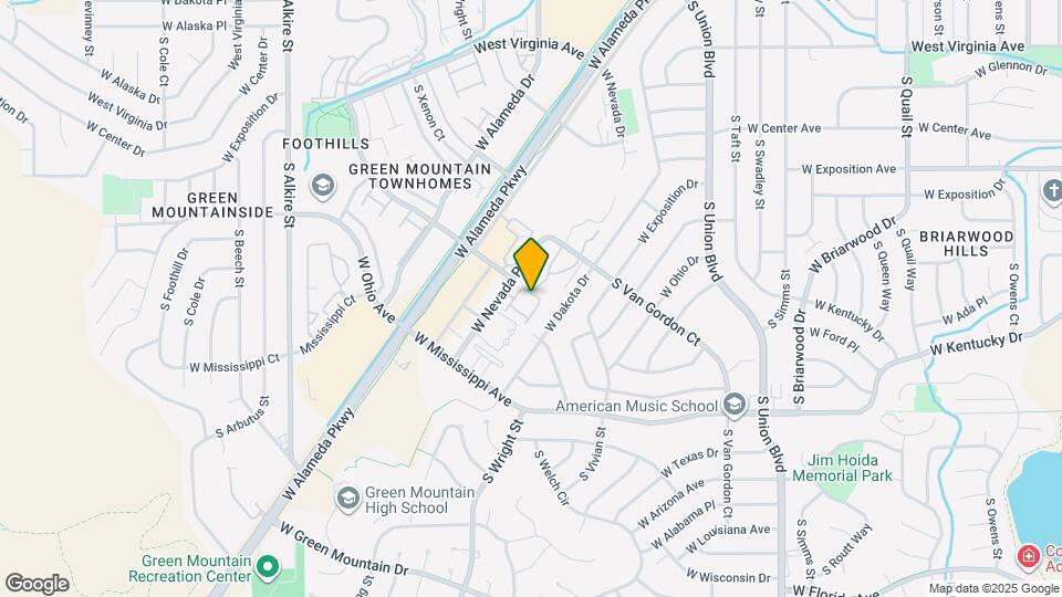 12354 W Nevada Pl Map and Location Details