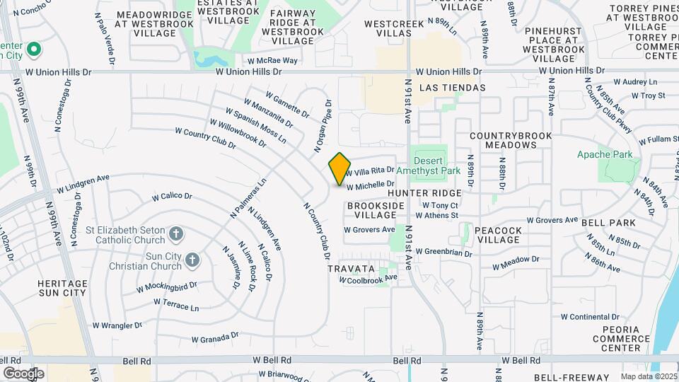 18080 N 92nd Ln Map and Location Details