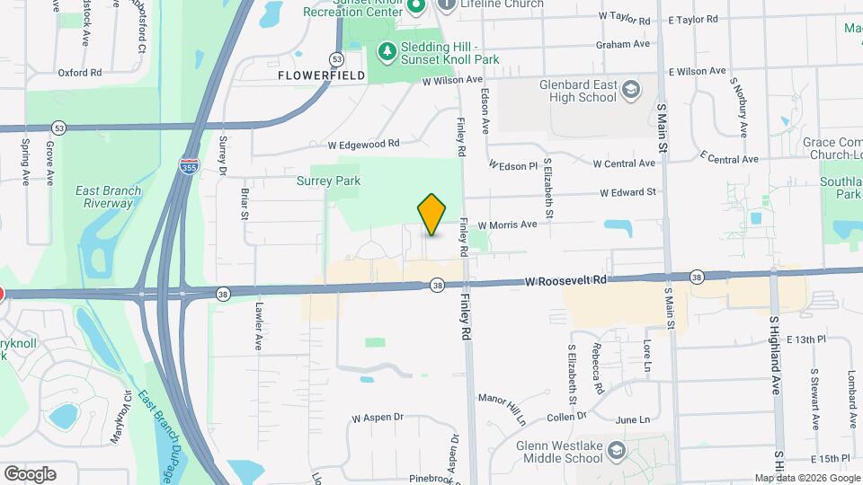 Glen Ellyn Apartment Homes Mapa y Detalles de la Ubicación
