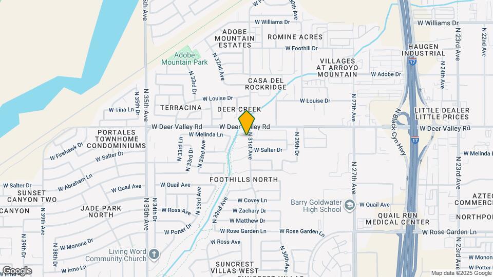 3107 W Melinda Ln Map and Location Details