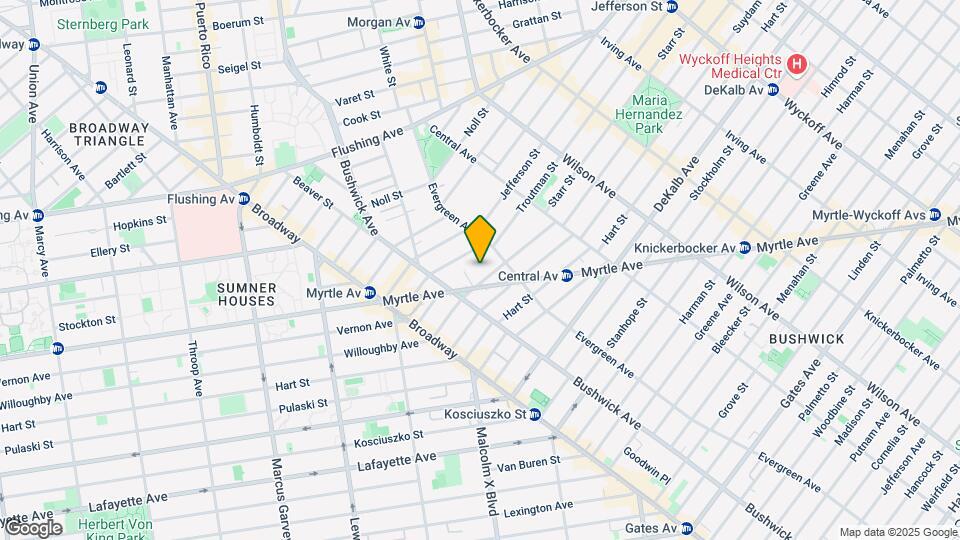 949 Willoughby Avenue Mapa y Detalles de la Ubicación