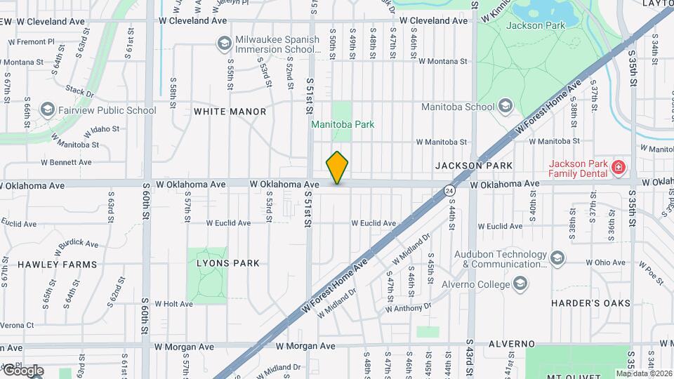 4925 W Oklahoma Ave, Unit 6 Map and Location Details