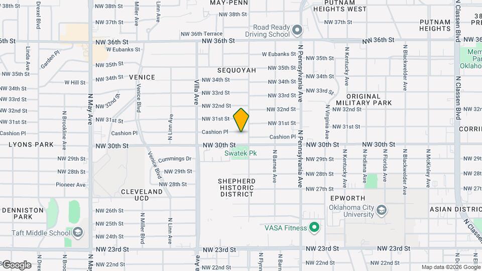 2312 Cashion Pl Map and Location Details