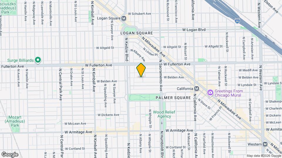 3115 W Belden Ave, Unit 3 Map and Location Details
